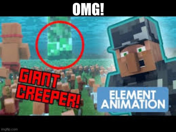 OMG! | image tagged in minecraft | made w/ Imgflip meme maker