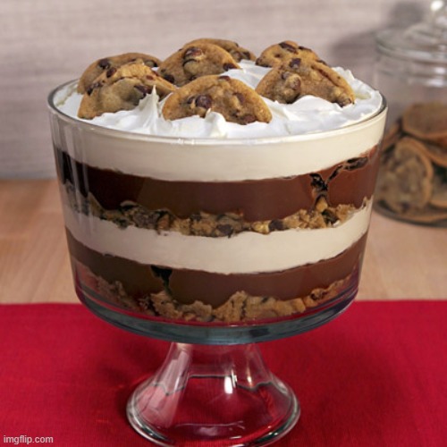 Chocolate Cookie Trifle | made w/ Imgflip meme maker