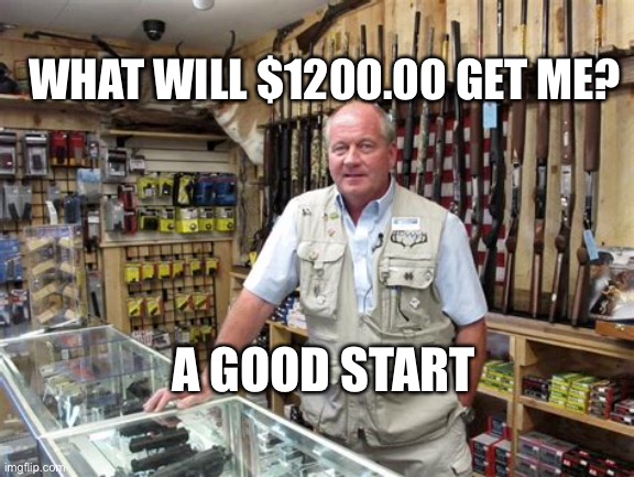Stimulus Check Anyone? | WHAT WILL $1200.00 GET ME? A GOOD START | image tagged in check,nra,gun rights | made w/ Imgflip meme maker