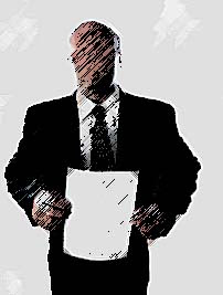 Faceless bureaucrat Blank Meme Template