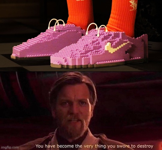 Lego shoes are traitors | image tagged in star wars | made w/ Imgflip meme maker