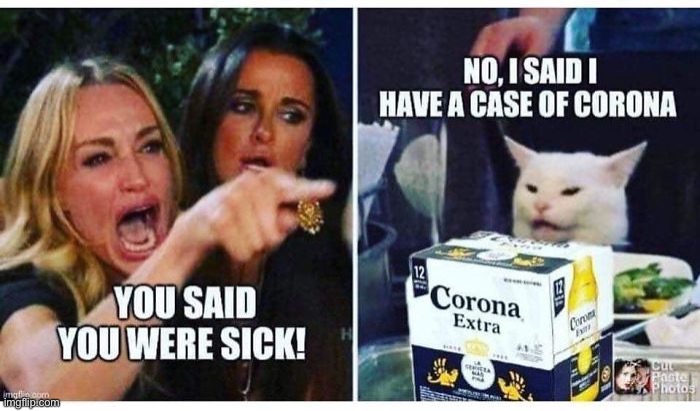 It’s always the beer | image tagged in coronavirus | made w/ Imgflip meme maker