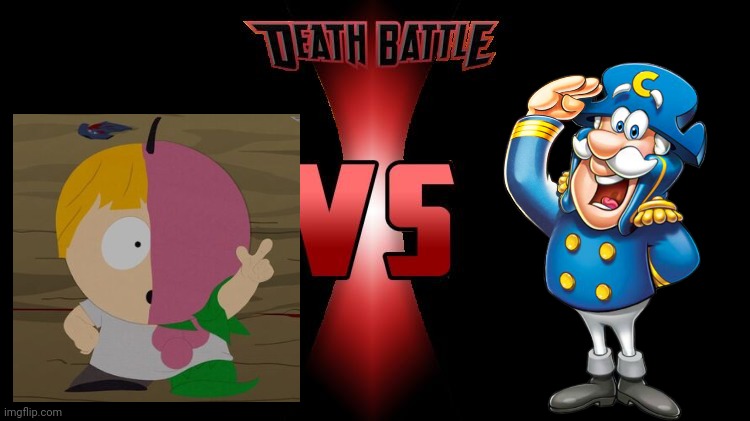 Mintberry crunch or Cap'n Crunch? | image tagged in death battle,south park,quaker,captain crunch cereal,memes | made w/ Imgflip meme maker