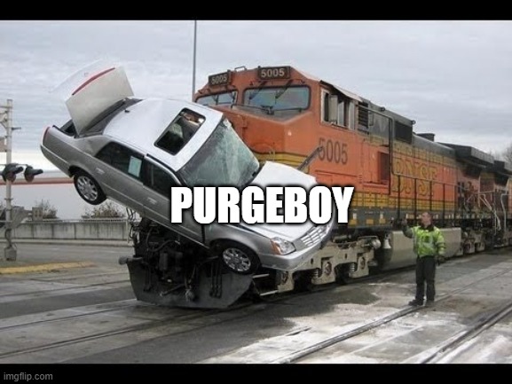 Car Crash | PURGEBOY | image tagged in car crash | made w/ Imgflip meme maker