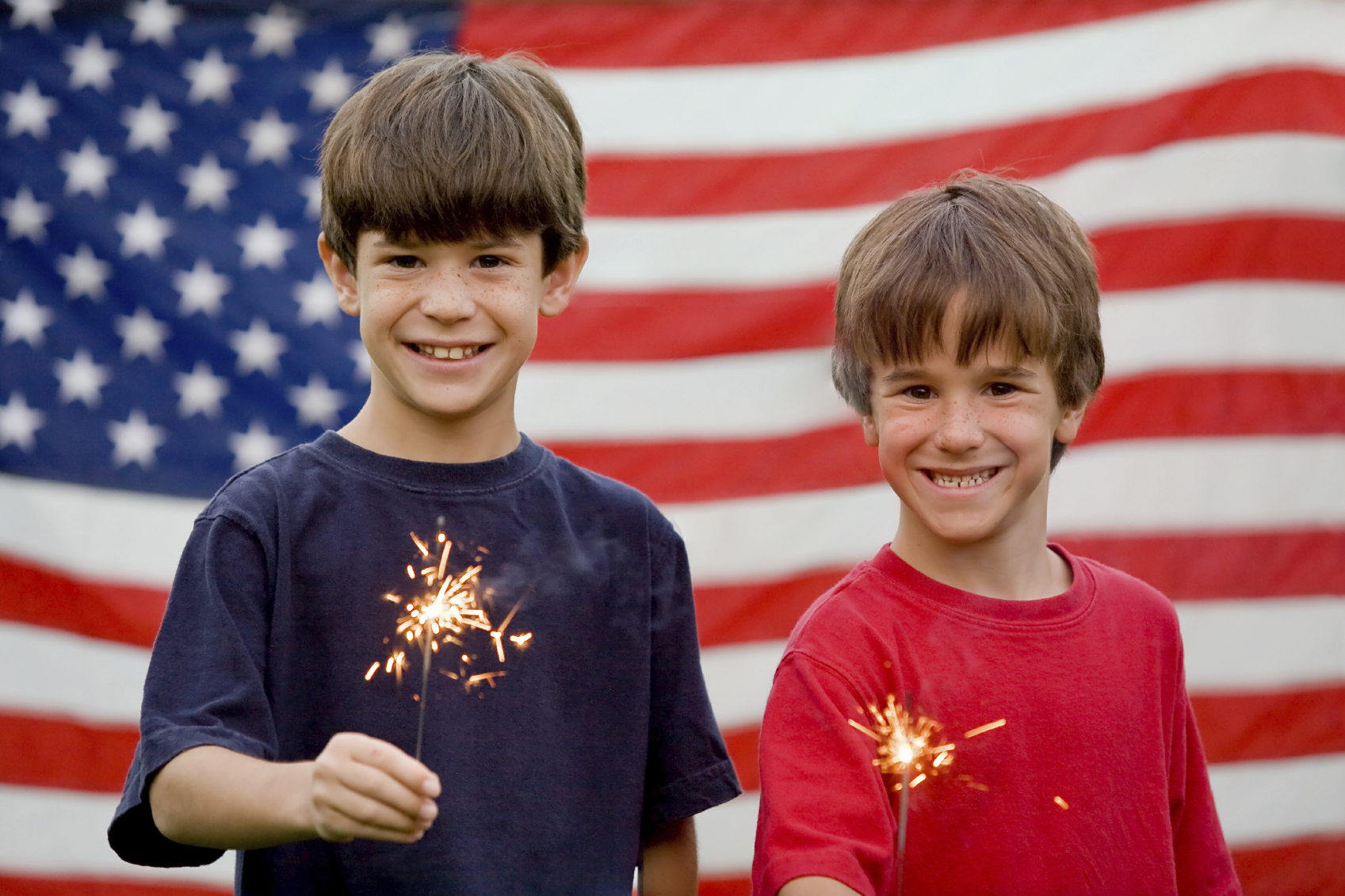 Patriotic kids Blank Meme Template