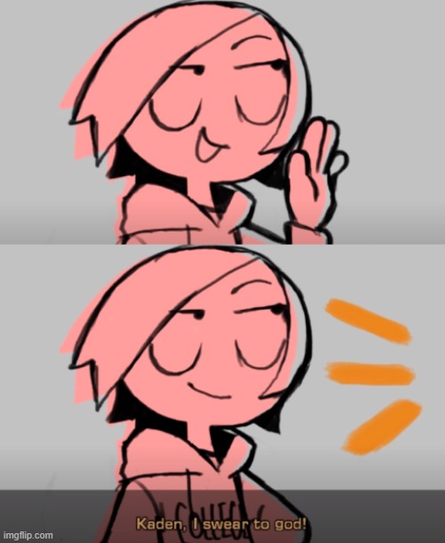 Kaden Talking To Val Blank Meme Template