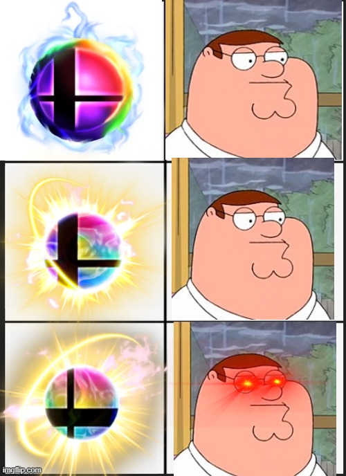 tricking with the fake | image tagged in memes,panik kalm panik,peter griffin,super smash bros | made w/ Imgflip meme maker