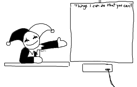 all the things jevil is better at then u Blank Meme Template