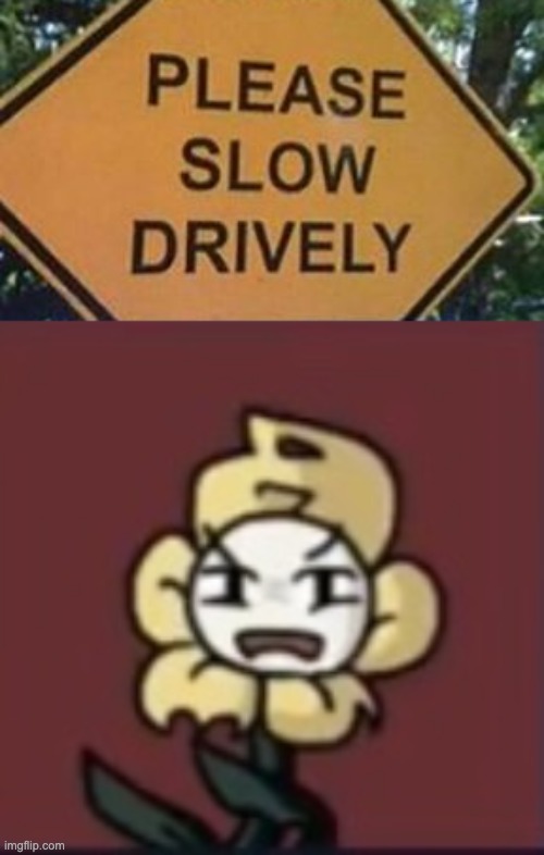 You had one job | image tagged in flowey points aggressively | made w/ Imgflip meme maker