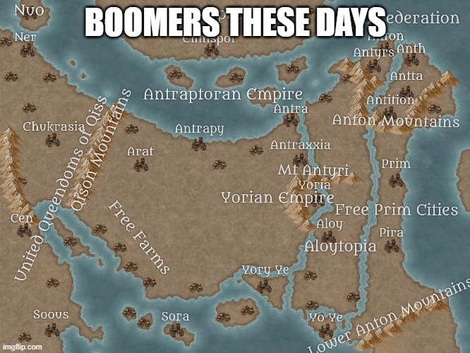 Boomers | BOOMERS THESE DAYS | image tagged in old anton | made w/ Imgflip meme maker