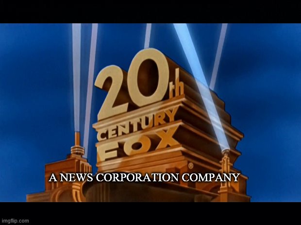 Twentieth Century Fox 1990 Logo w/ Byline | A NEWS CORPORATION COMPANY | image tagged in tcf 1990 | made w/ Imgflip meme maker