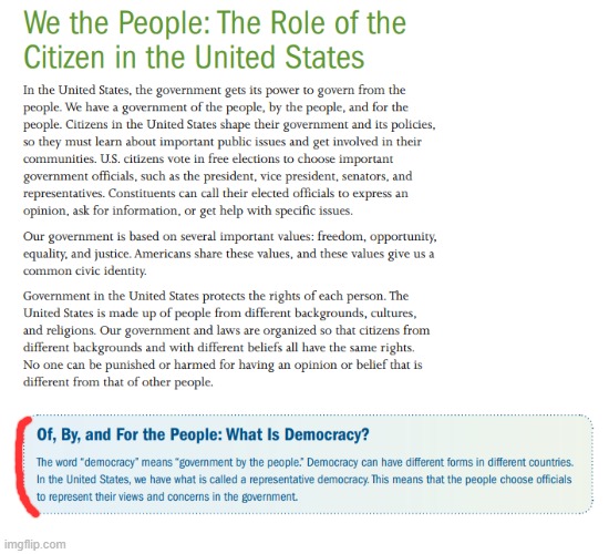 Democracy We the people | image tagged in democracy we the people | made w/ Imgflip meme maker