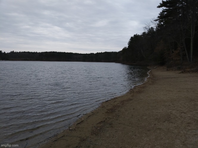 Walden Pond | image tagged in photo | made w/ Imgflip meme maker