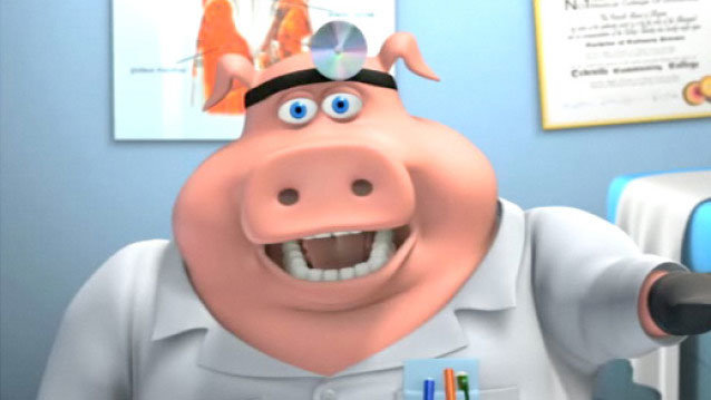 High Quality Doctor Pig Blank Meme Template