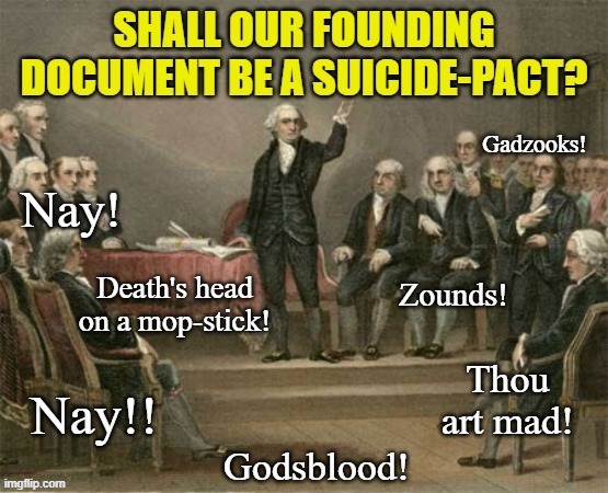We can't resurrect the Founders to ask them what they think, but I doubt they'd want us to kill ourselves to worship Jesus rn. | image tagged in first amendment,covid-19,quarantine,coronavirus,constitution,founding fathers | made w/ Imgflip meme maker