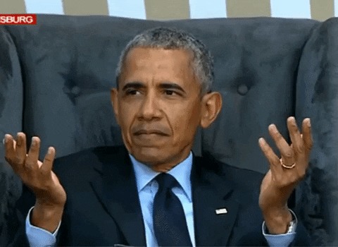 High Quality confused obama Blank Meme Template