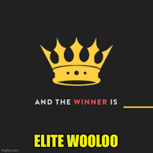 the winner is Elite Wooloo | ELITE WOOLOO | image tagged in and the winner is | made w/ Imgflip meme maker