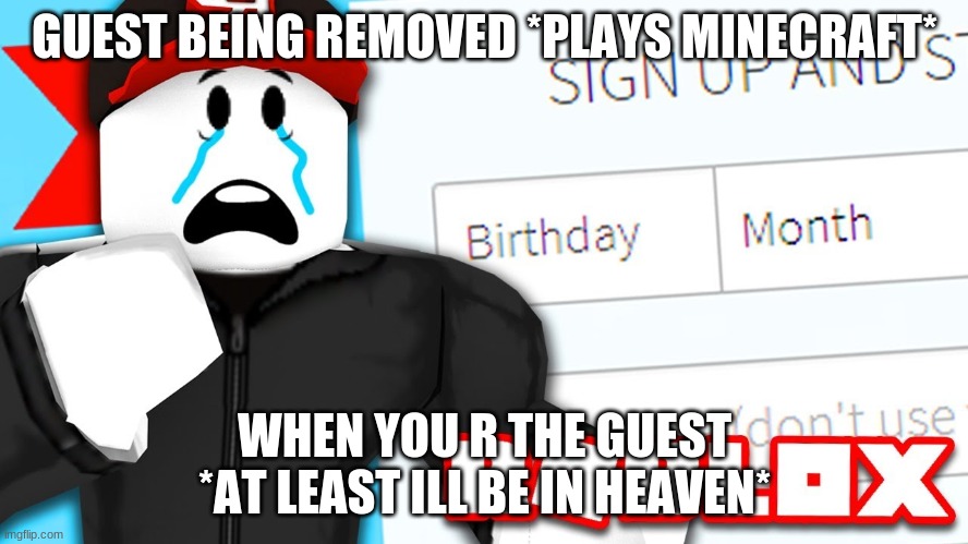 Roblox Birthday Meme