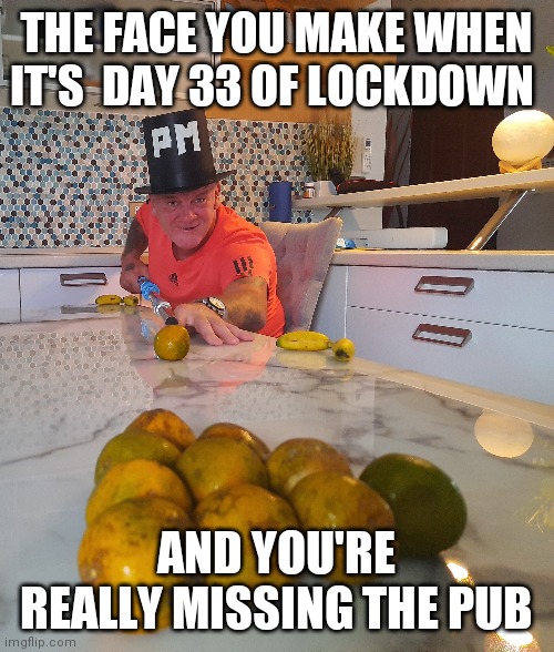 Lockdown Boredom | THE FACE YOU MAKE WHEN IT'S  DAY 33 OF LOCKDOWN; AND YOU'RE REALLY MISSING THE PUB | image tagged in lockdown,quarantine,covid-19,coronavirus,pool,boredom | made w/ Imgflip meme maker