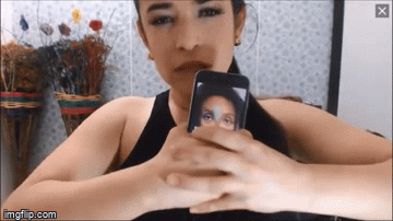 Cute Strong Latina wants to Spit On and Choke a Black Female Shoplifter | image tagged in gifs,racist,latina,muscles,spit,beauty | made w/ Imgflip video-to-gif maker