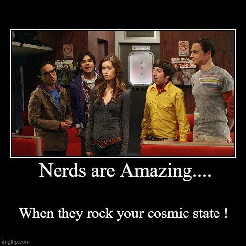 image tagged in funny,demotivationals,bazinga,the big bang theory,nerds | made w/ Imgflip demotivational maker