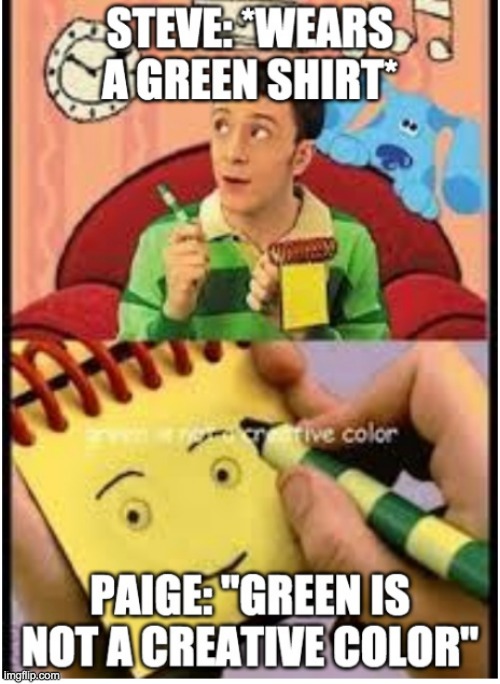 DHMIS In blues Clues | image tagged in dhmis | made w/ Imgflip meme maker
