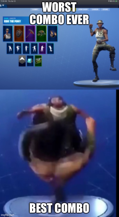 WORST COMBO EVER; BEST COMBO | image tagged in default | made w/ Imgflip meme maker