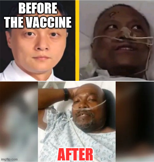 I'm back after testing cloaking chinese technology to ching chong | BEFORE THE VACCINE; AFTER | image tagged in coronavirus | made w/ Imgflip meme maker