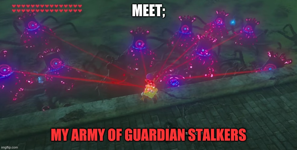 They're a handful- | MEET;; MY ARMY OF GUARDIAN STALKERS | made w/ Imgflip meme maker