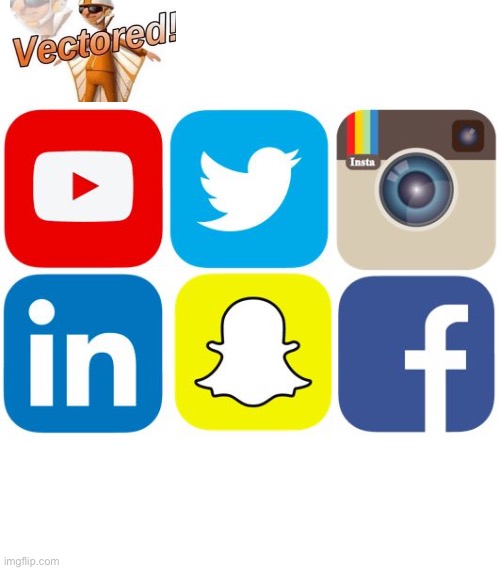Social Media Icons | image tagged in social media icons | made w/ Imgflip meme maker