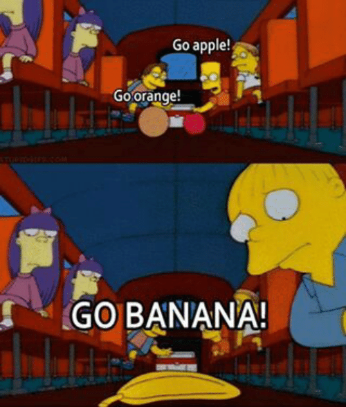 High Quality Ralph go banana Blank Meme Template