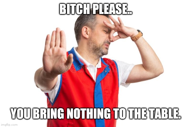 Please | BITCH PLEASE.. YOU BRING NOTHING TO THE TABLE. | image tagged in bitch please | made w/ Imgflip meme maker
