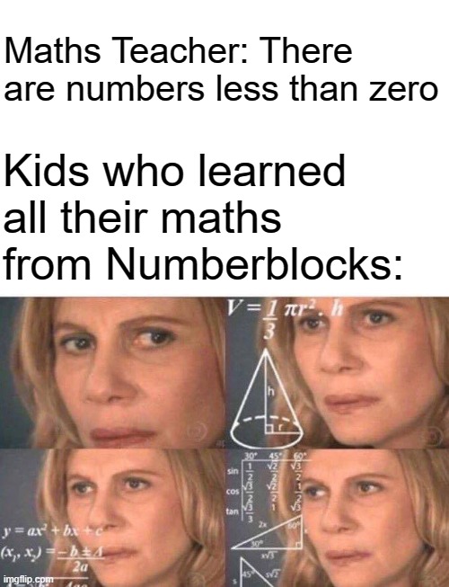 Math lady/Confused lady Imgflip