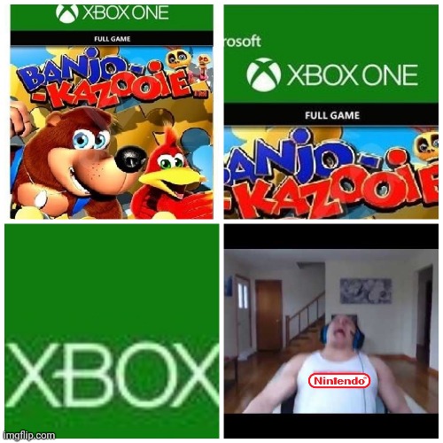 Banjo... | image tagged in xbox one | made w/ Imgflip meme maker