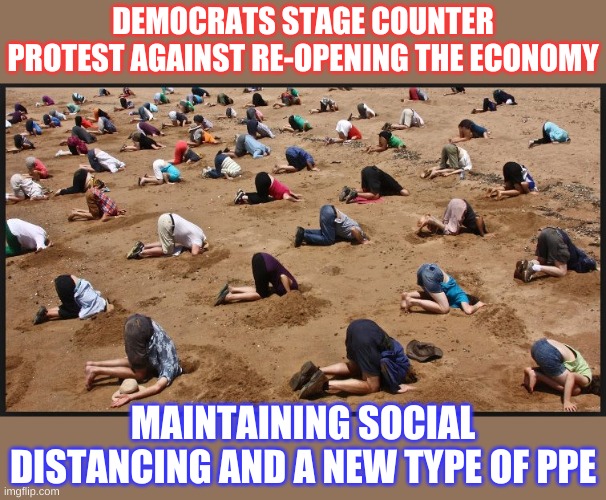 Worth it if we save only one life....... Don't miss next week's pro- abortion protest! | DEMOCRATS STAGE COUNTER PROTEST AGAINST RE-OPENING THE ECONOMY; MAINTAINING SOCIAL DISTANCING AND A NEW TYPE OF PPE | image tagged in democratic rally | made w/ Imgflip meme maker