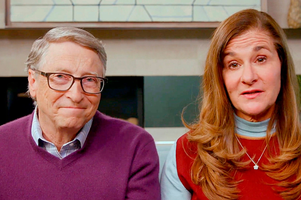 High Quality Bill & Melinda Gates Blank Meme Template