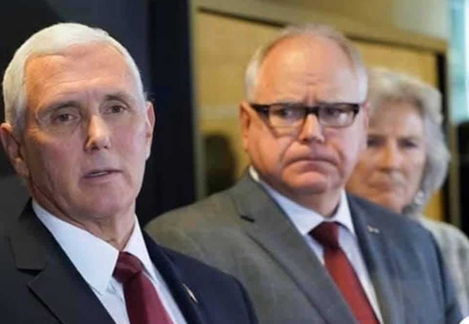 High Quality Walz Pence Blank Meme Template