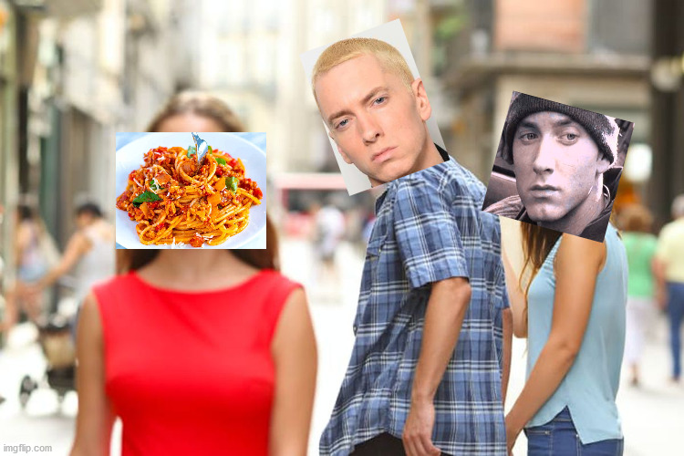 lose yourself | image tagged in memes,distracted boyfriend | made w/ Imgflip meme maker
