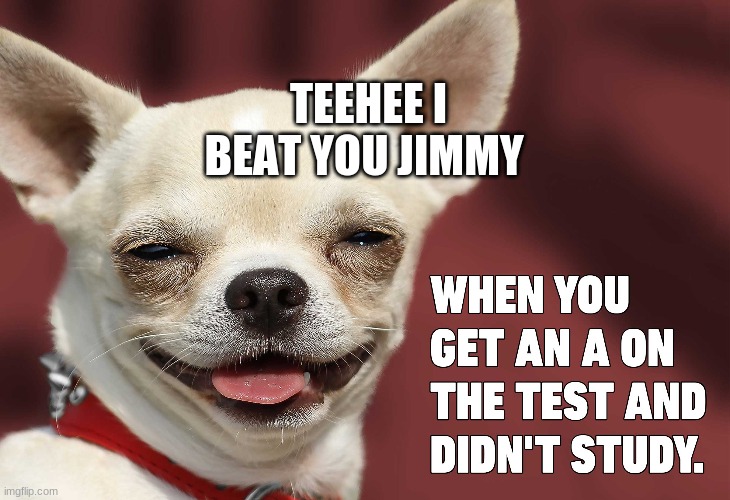 SLAYYY | TEEHEE I BEAT YOU JIMMY | image tagged in memes | made w/ Imgflip meme maker