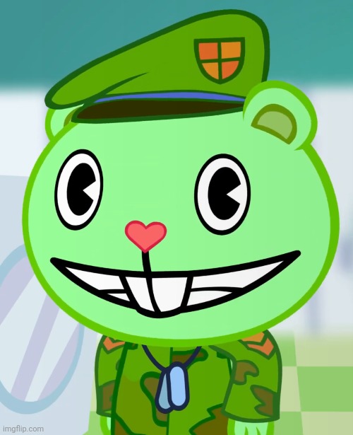 Flippy Smiles (HTF) | image tagged in flippy smiles htf | made w/ Imgflip meme maker