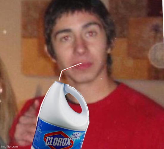 Bad luck mike | image tagged in clorox | made w/ Imgflip meme maker