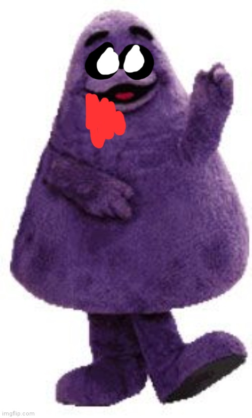 The grimace behind the slaughter | image tagged in grimace,mcdonald's,memes | made w/ Imgflip meme maker