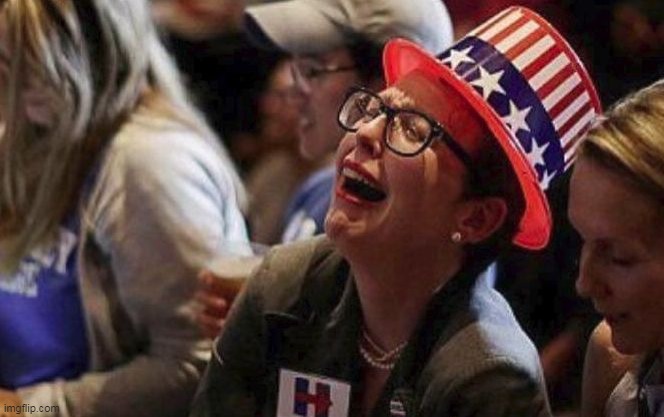 Crying Liberal | image tagged in crying liberal | made w/ Imgflip meme maker