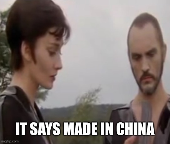 Ursula and Zod | IT SAYS MADE IN CHINA | image tagged in ursula and zod | made w/ Imgflip meme maker