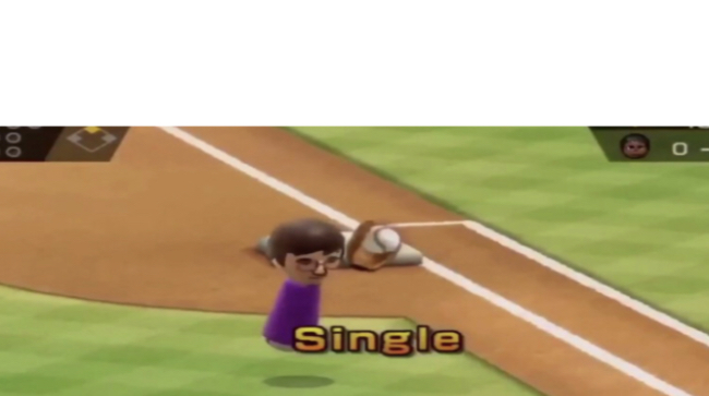 Wii sports Single Blank Meme Template