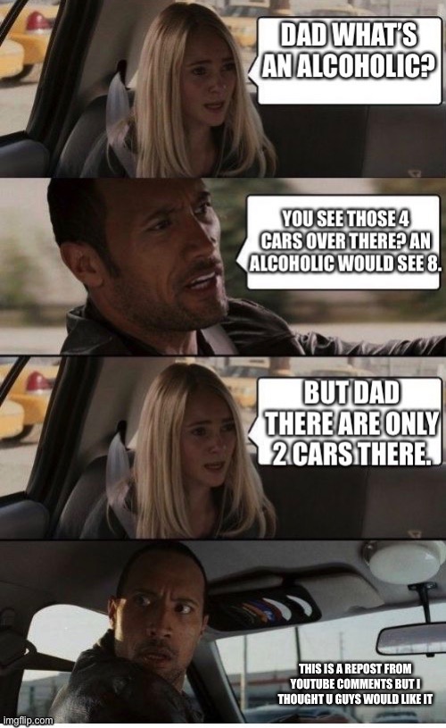 The rock conversation | THIS IS A REPOST FROM YOUTUBE COMMENTS BUT I THOUGHT U GUYS WOULD LIKE IT | image tagged in alcoholic | made w/ Imgflip meme maker