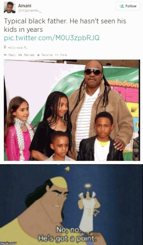 Stevie Wonder | image tagged in no no hes got a point,stevie wonder | made w/ Imgflip meme maker