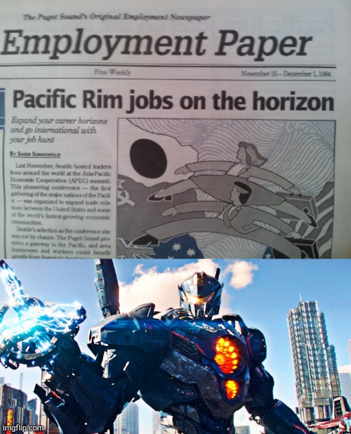 *Happy Jaeger Noises* | image tagged in pacific rim uprising | made w/ Imgflip meme maker