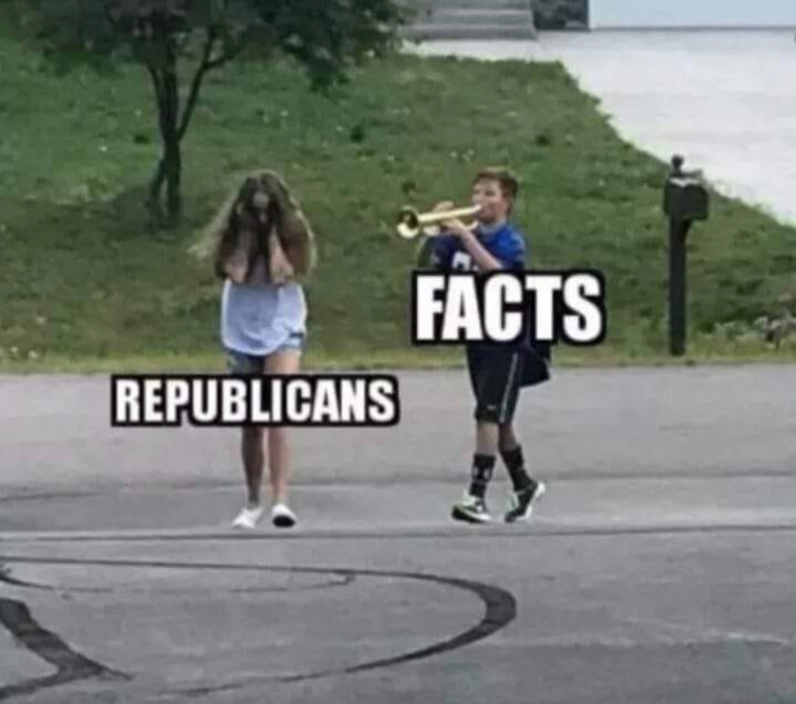 GOP and FACTS Blank Meme Template