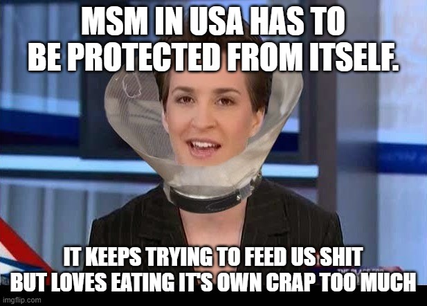Looks like shit, smells like shit, it is shit don't taste it. | MSM IN USA HAS TO BE PROTECTED FROM ITSELF. IT KEEPS TRYING TO FEED US SHIT BUT LOVES EATING IT'S OWN CRAP TOO MUCH | image tagged in corrupt msm | made w/ Imgflip meme maker